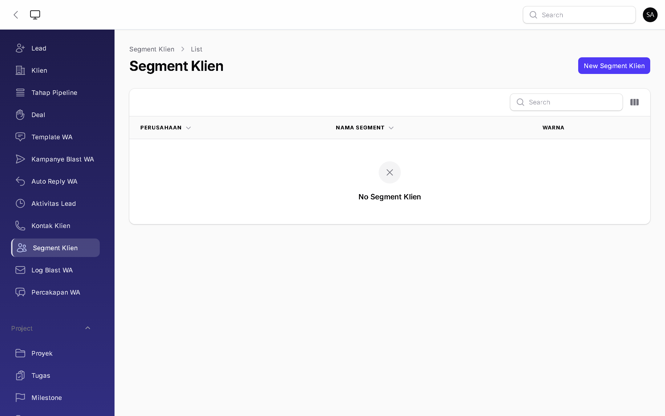 Segmentasi Klien - BizOS